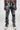 AJ43SK Patterned Washed Stacked Jeans