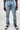 AJ765SK Patterned Cargo Stacked Jeans